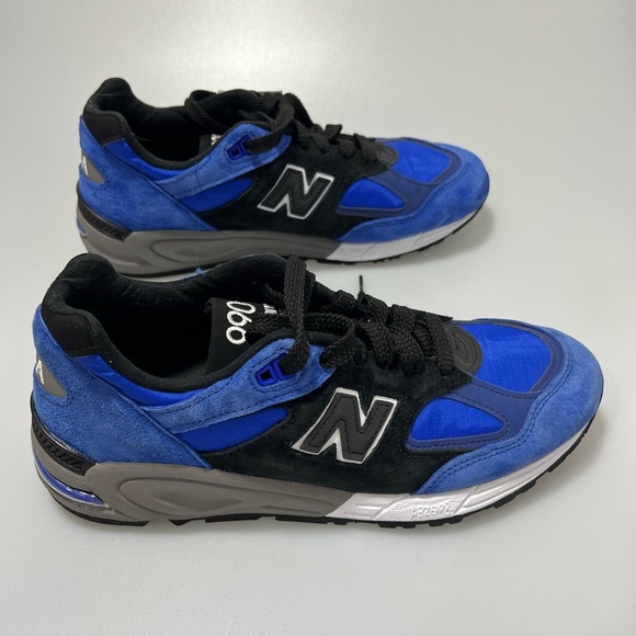 New Balance 990v2 Royal Blue Black Size 8 Men’s Blue Black Sneakers M990PL2 main image 5